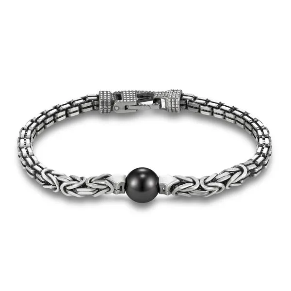11-12MM Tahitian Pearl Bracelet in Sterling Silver Image 2 Jeffrey Mann Fine Jewelers, Inc Toledo, OH