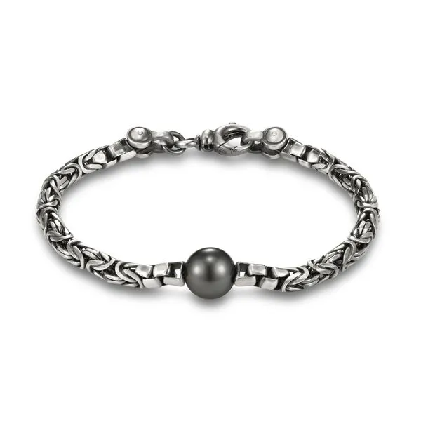 11-12MM Tahitian Pearl Bracelet in Sterling Silver Image 2 Jeffrey Mann Fine Jewelers, Inc Toledo, OH