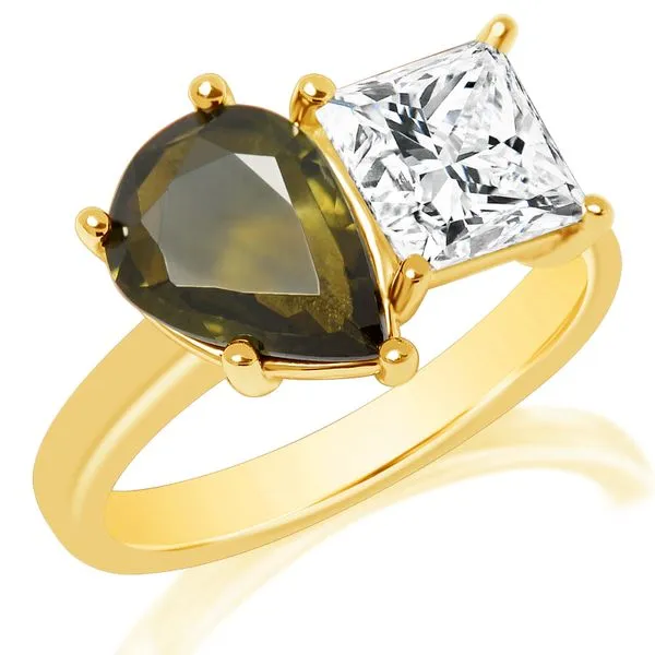 Two Stone Mounting in Yellow Gold Image 2 Jeffrey Mann Fine Jewelers, Inc Toledo, OH