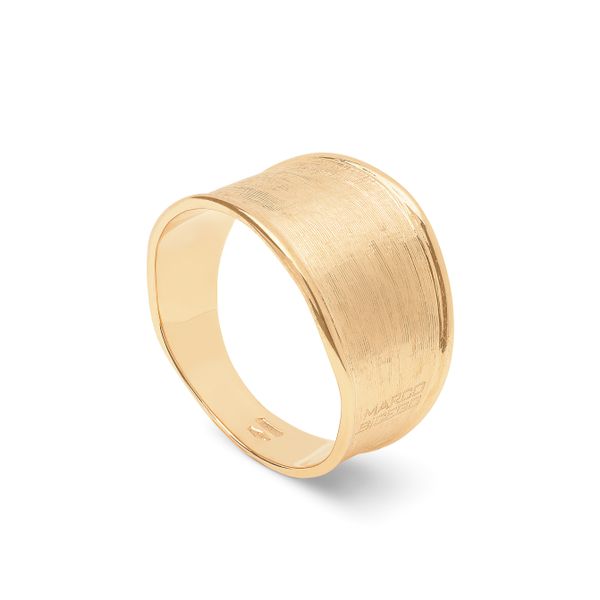 Lunaria Collection Yellow Gold Wide Band Ring Jeffrey Mann Fine Jewelers, Inc Toledo, OH