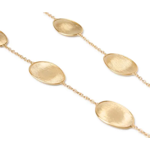 Lunaria Collection Yellow Gold Long Fashion Necklace Image 3 Jeffrey Mann Fine Jewelers, Inc Toledo, OH