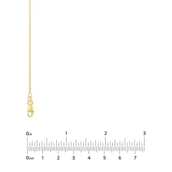 Yellow Gold Round Wheat Chain with Lobster Claw Clasp Image 5 Jeffrey Mann Fine Jewelers, Inc Toledo, OH