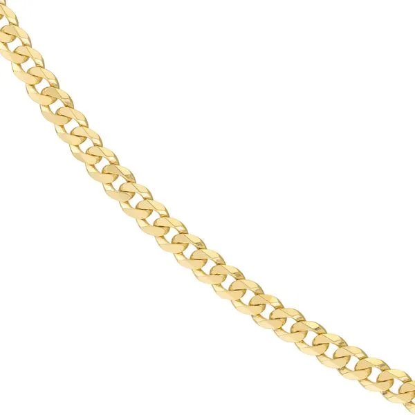 Yellow Gold 5.7mm Tight Cuban Necklace Image 2 Jeffrey Mann Fine Jewelers, Inc Toledo, OH