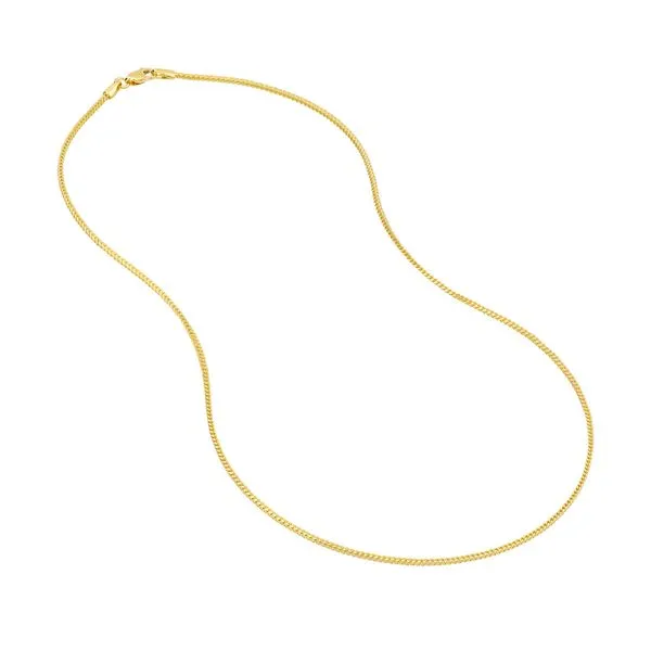 Yello Gold Round Franco Chain with Lobster Claw Clasp Image 3 Jeffrey Mann Fine Jewelers, Inc Toledo, OH