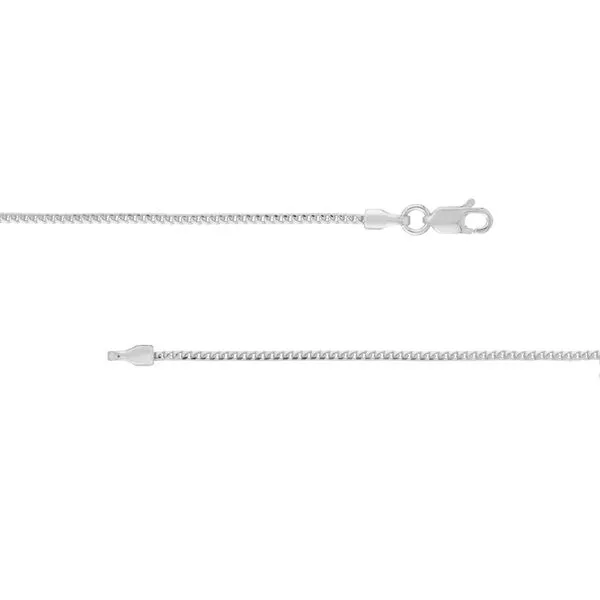 1.20mm Round Franco Chain in White Gold Image 4 Jeffrey Mann Fine Jewelers, Inc Toledo, OH