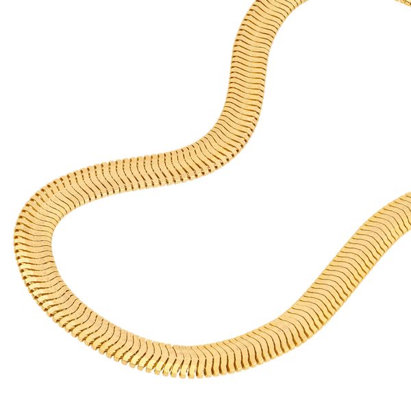 Yellow Gold Diamond Cut Snake Chain Image 3 Jeffrey Mann Fine Jewelers, Inc Toledo, OH