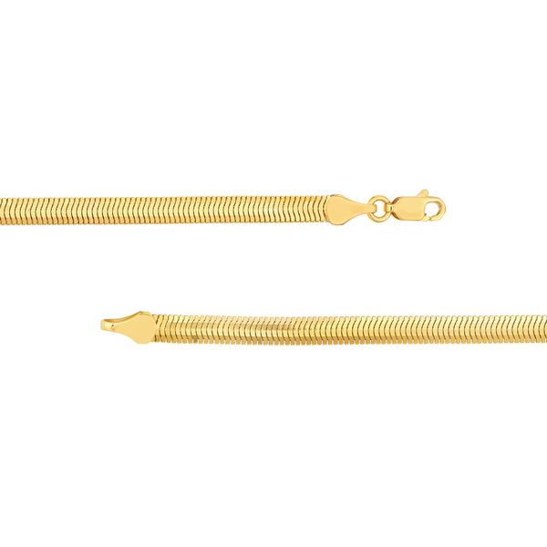 Yellow Gold Diamond Cut Snake Chain Image 5 Jeffrey Mann Fine Jewelers, Inc Toledo, OH