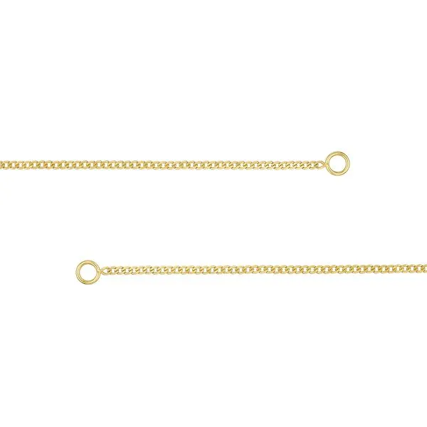 Yellow Gold 2.7mm Open Curb Split Chain Image 5 Jeffrey Mann Fine Jewelers, Inc Toledo, OH