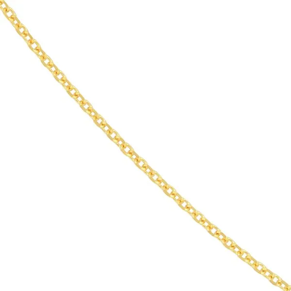 18 Inch 1.50mm Diamond Cut Cable Chain in White Gold Image 2 Jeffrey Mann Fine Jewelers, Inc Toledo, OH