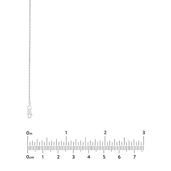 White Gold Rope Chain with Lobster Claw Clasp Image 5 Jeffrey Mann Fine Jewelers, Inc Toledo, OH