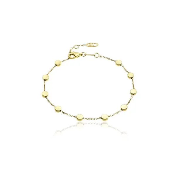 Armillas Glow Yellow Gold Disc Bracelet Jeffrey Mann Fine Jewelers, Inc Toledo, OH