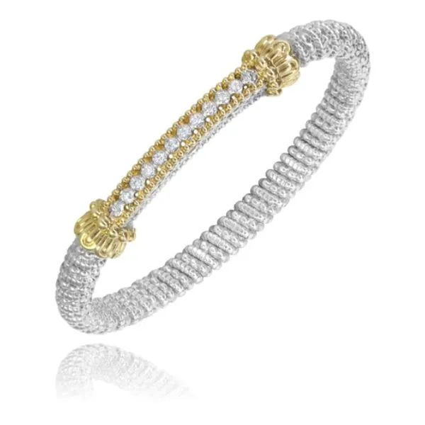 Straight Line Diamond Bangle Bracelet with Hidden Clasp Jeffrey Mann Fine Jewelers, Inc Toledo, OH