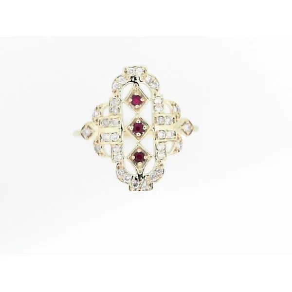 Colored Stone Ring John E. Koller Jewelry Designs owasso, OK