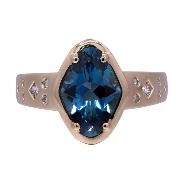 Colored Stone Ring John E. Koller Jewelry Designs owasso, OK