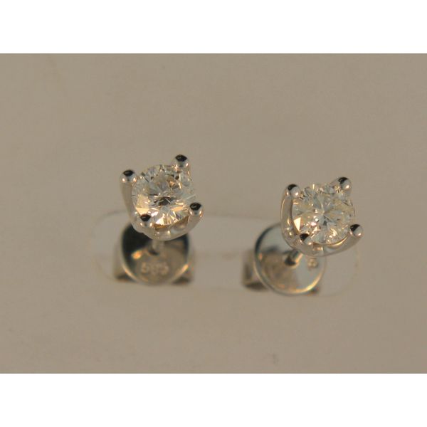 Diamond Solitaire Earrings The Jewelry Station Woodward, OK