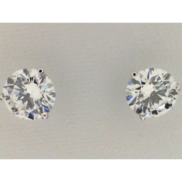 Diamond Solitaire Earrings