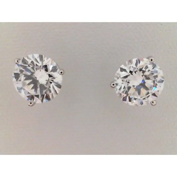 Diamond Solitaire Earrings