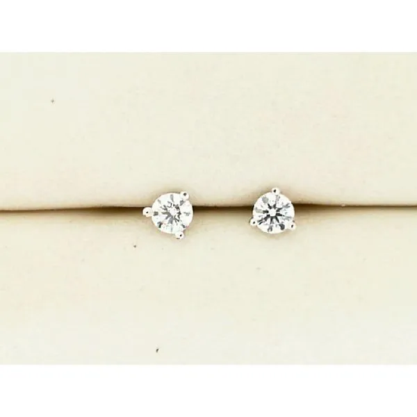 Diamond Solitaire Earrings