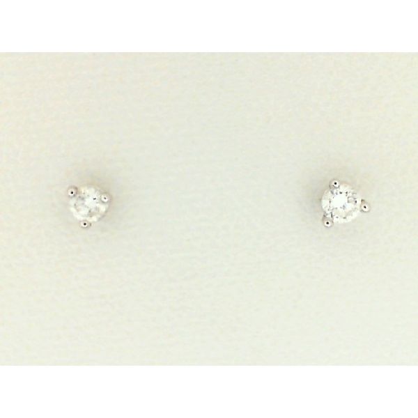 Diamond Solitaire Earrings Image 2 The Jewelry Station Woodward, OK