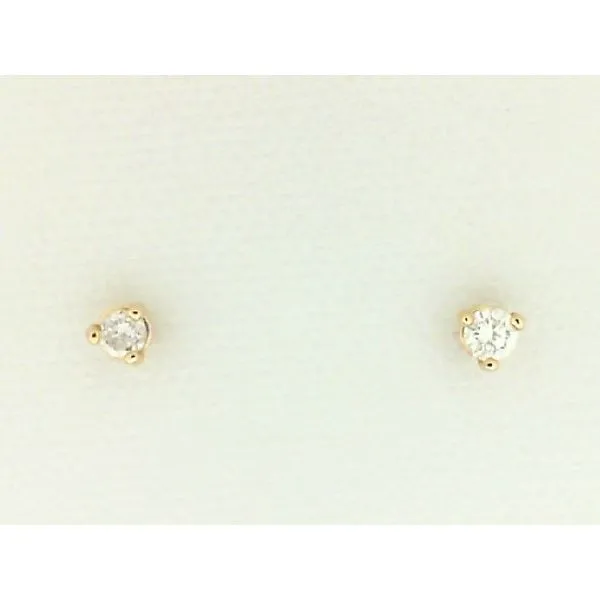 Diamond Solitaire Earrings Image 2 The Jewelry Station Woodward, OK