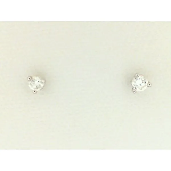 Diamond Solitaire Earrings Image 2 The Jewelry Station Woodward, OK