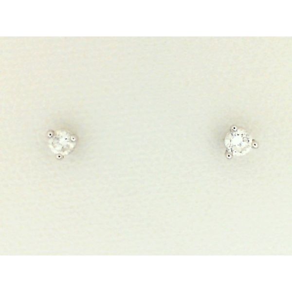 Diamond Solitaire Earrings Image 2 The Jewelry Station Woodward, OK