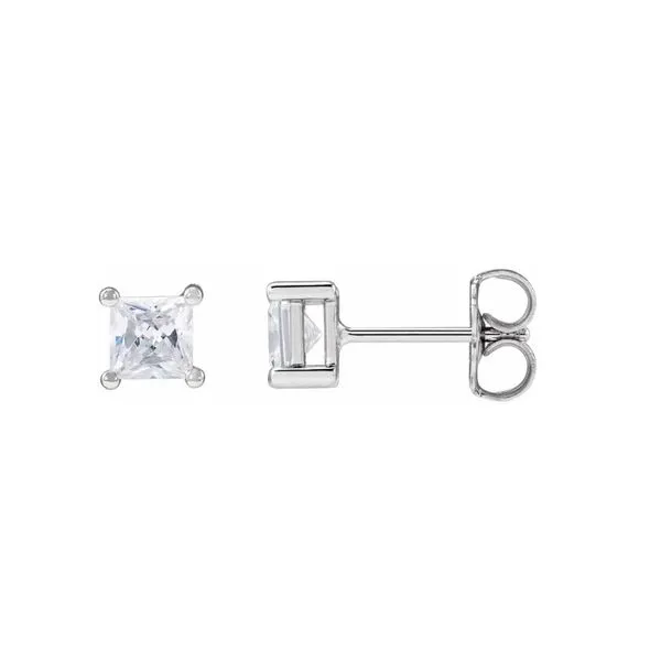 Diamond Earrings with Lab Growns The Jewelry Station Woodward, OK