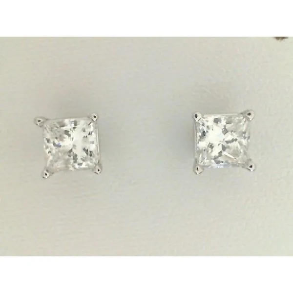 Diamond Earrings with Lab Growns The Jewelry Station Woodward, OK