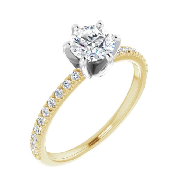 14K 1ctw Diamond Engagement Ring JF Jones Jewelers Rochester, NY