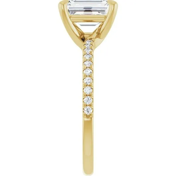 14K Yellow Gold Engagement Ring Image 3 JF Jones Jewelers Rochester, NY