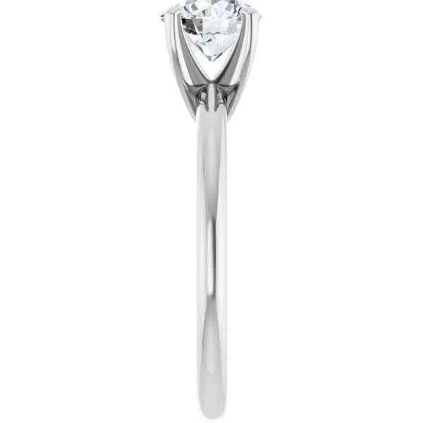 14K White Gold Solitaire Diamond Engagement Ring Image 4 JF Jones Jewelers Rochester, NY