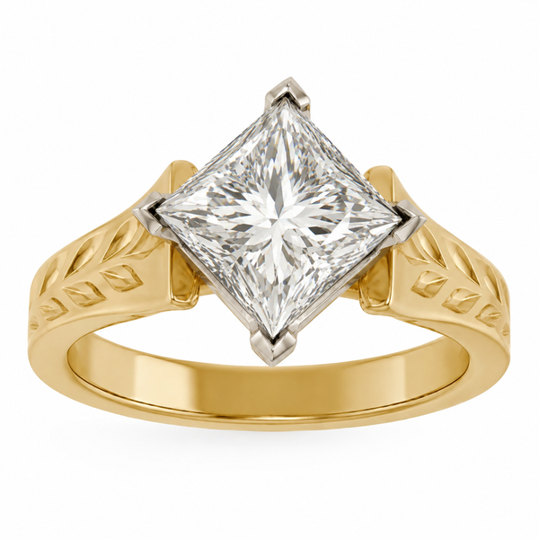 Natural Diamond Engagement Ring JF Jones Jewelers Webster, NY