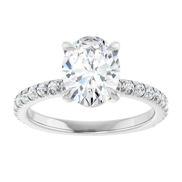 Lab Diamond Engagement Ring Image 3 JF Jones Jewelers Webster, NY