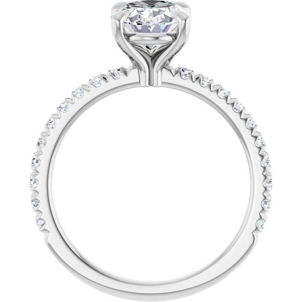 Lab Diamond Engagement Ring Image 4 JF Jones Jewelers Webster, NY