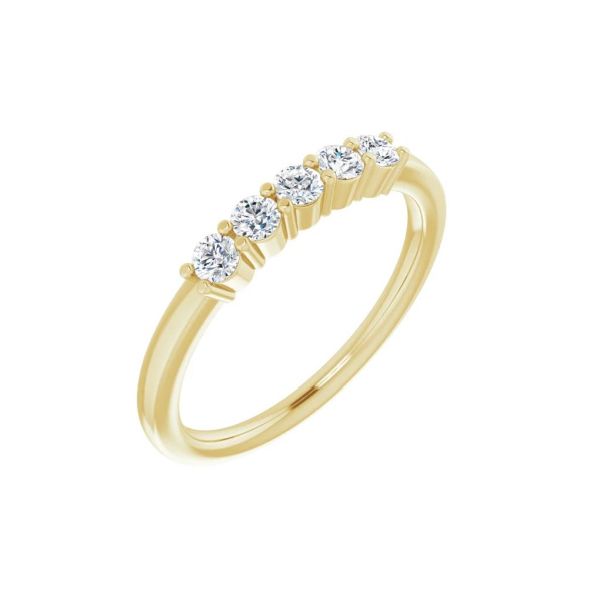 14K 1/10ctw Diamond Anniversary Band JF Jones Jewelers Rochester, NY