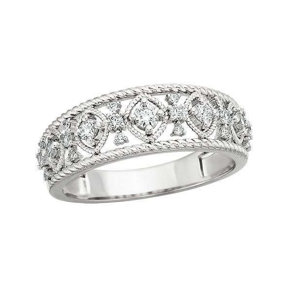 14K 1/2ctw Diamond Anniversary Band JF Jones Jewelers Rochester, NY