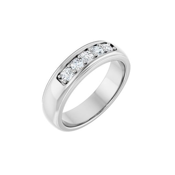 Men's Diamond Wedding Band JF Jones Jewelers Rochester, NY