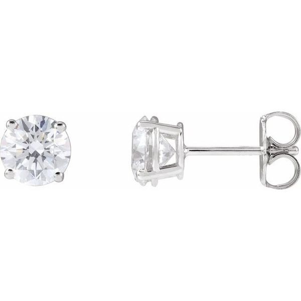 14K 4ctw Lab Diamond Stud Earrings JF Jones Jewelers Rochester, NY
