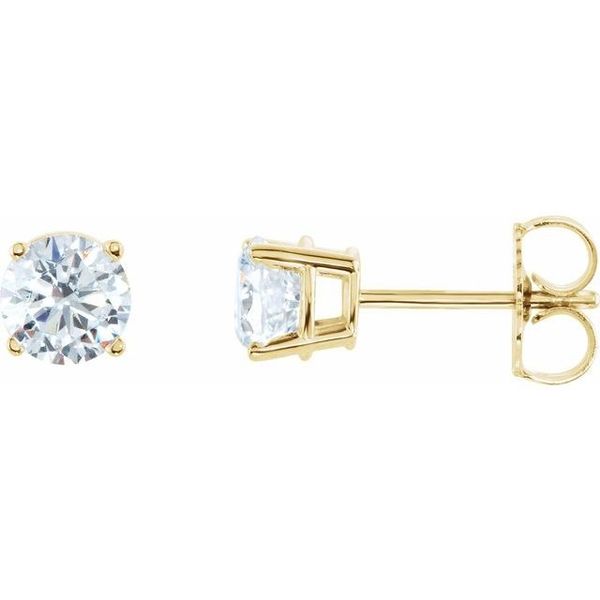 14K 2ctw Lab Diamond Stud Earrings JF Jones Jewelers Webster, NY