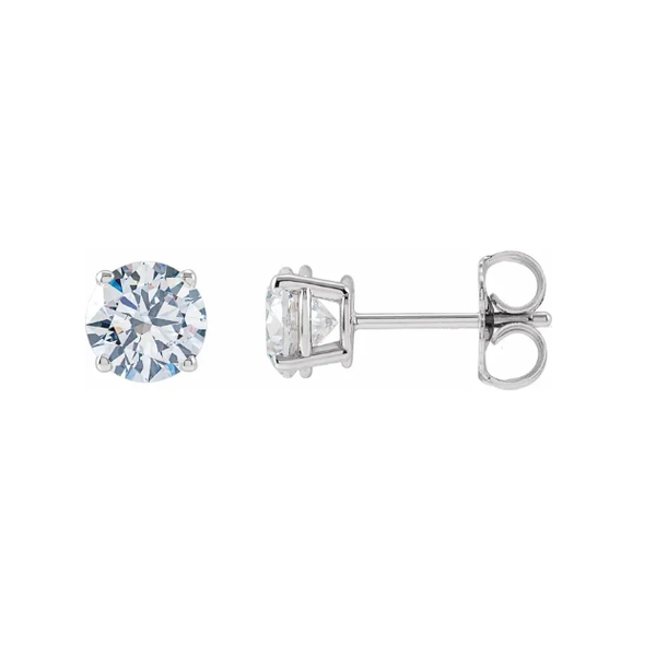 14K 3ctw Lab Diamond Stud Earrings JF Jones Jewelers Webster, NY