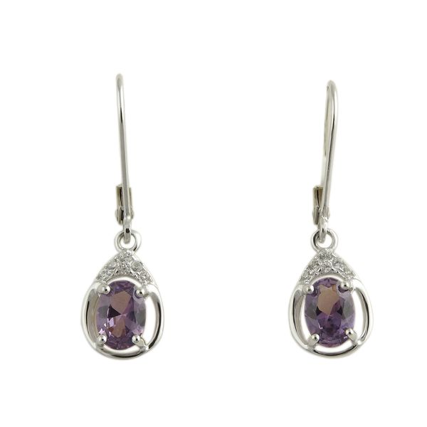 Silver Alexandrite June Birthstone Earring JF Jones Jewelers Webster, NY