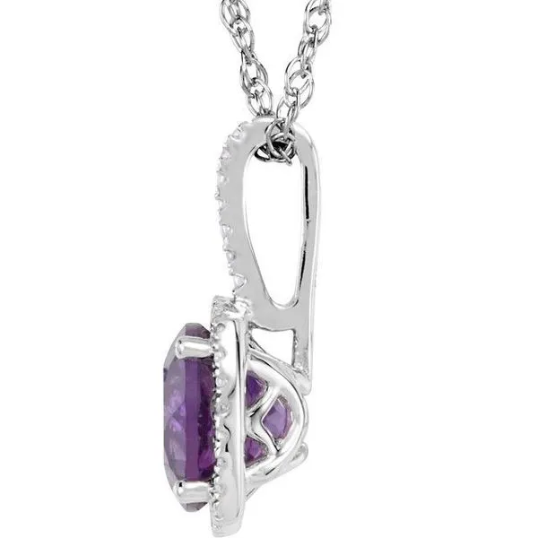 Colored Stone Pendant Image 2 JF Jones Jewelers Rochester, NY