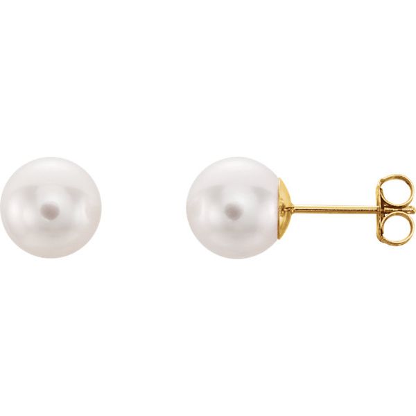 14K Pearl June Birthstone Earring JF Jones Jewelers Rochester, NY