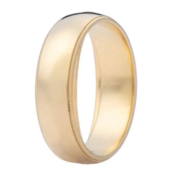 Men's Gold Wedding Band JF Jones Jewelers Rochester, NY