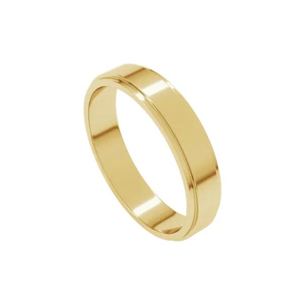 Men's Gold Wedding Band JF Jones Jewelers Rochester, NY