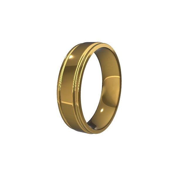 Men's Gold Wedding Band JF Jones Jewelers Webster, NY