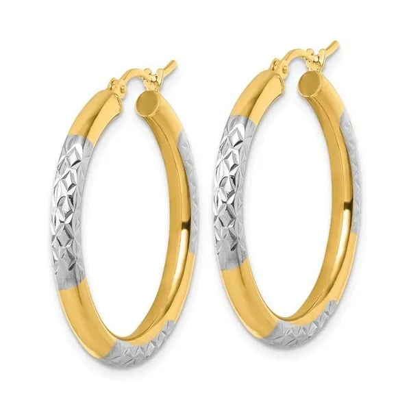 Gold Earrings Image 2 JF Jones Jewelers Rochester, NY