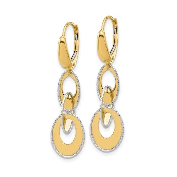 Gold Earrings Image 2 JF Jones Jewelers Rochester, NY
