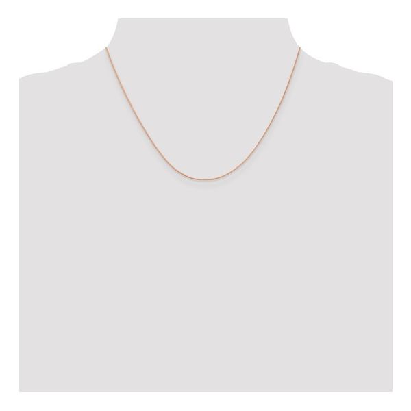 14K Rose Gold 18