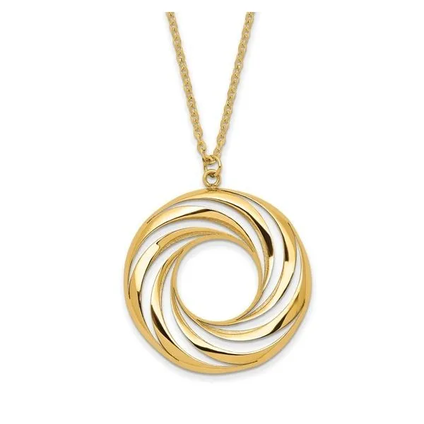 14K Yellow Gold 18